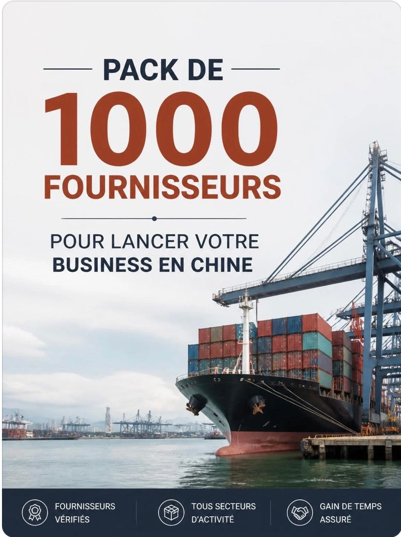 Pack 1000 Fournisseurs